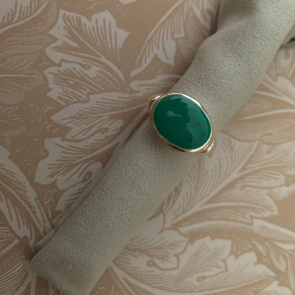 Silver and Turquoise Ring